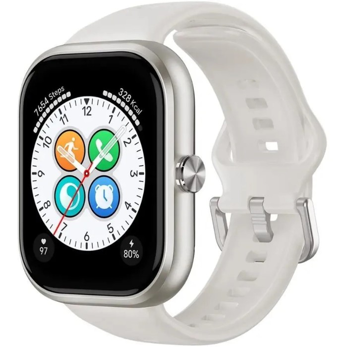 Смарт-часы Honor Choice Watch BOT-WB01, 1.96", Amoled, пульсометр, 290 мАч, белые - Фото 1