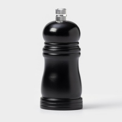 УЦЕНКА Мельница для специй Доляна «Дуновение леса», 10.5×4.5 см, керамический механизм, цвет чёрный