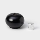 УЦЕНКА Мельница для специй Доляна «Дуновение леса», 10.5×4.5 см, керамический механизм, цвет чёрный - Фото 3