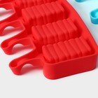 Набор форм для мороженого Доляна «Венеция», 3 шт., силикон, 19×11 см - Фото 3