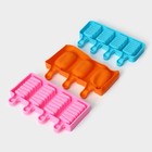 Набор форм для мороженого Доляна «Венеция», 3 шт., силикон, 19×11 см - Фото 6