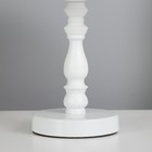 Лампа настольная "Ладья" 1x60Вт E27 белый 22х22х38см - фото 24690115