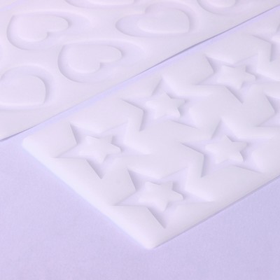 Формы для шоколада, набор 3 шт., 8 ячеек, силикон, 21×11×0.3 см, прозрачные