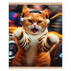 Тетрадь 48 листов в клетку, "Пушистый диджей", обложка мелованный картон, глянцевая ламинация, блок 60 г/м2, МИКС - фото 24644806