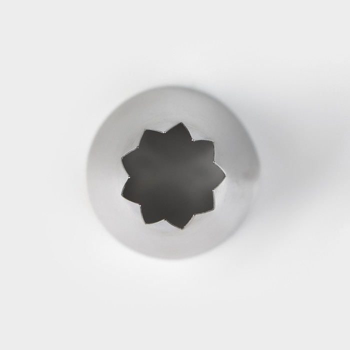 Насадка кондитерская KONFINETTA «Открытая звезда», d=3,4 см, выход 1,6 см, нержавеющая сталь - фото 1887654537