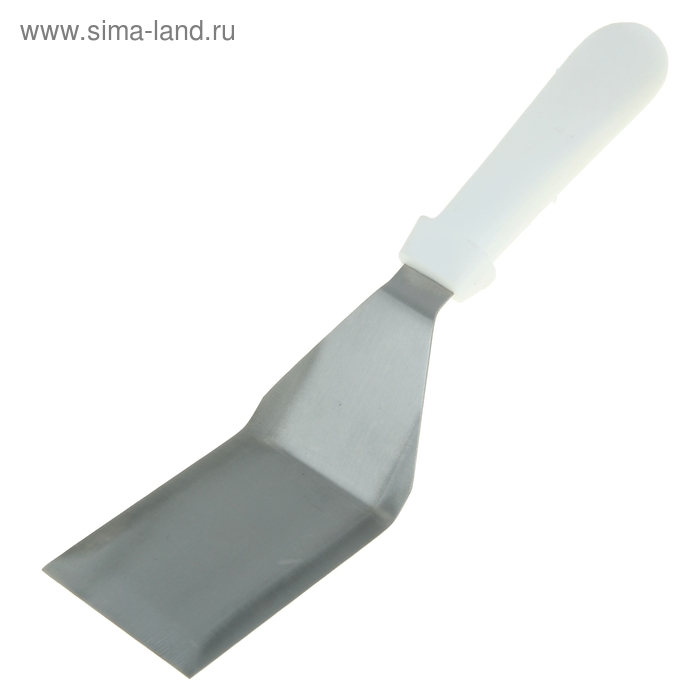 Лопатка кондитерская Доляна, 30.5×7.2 см, рабочая часть 13.5 см, нержавеющая сталь, чёрная - Фото 1