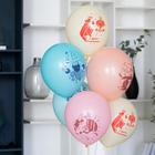 Шар латексный 12" «Три Богатыря», набор 5 шт., МИКС 10647895