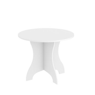 Стол обеденный "Амадей Мини", 900х900х730, Белый