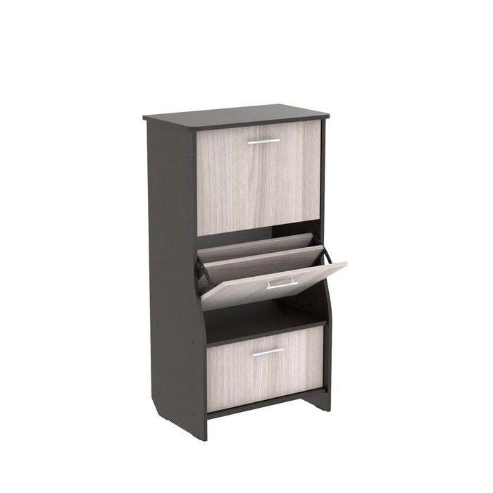 Тумба для обуви «Классика 4», 580×375×1100 мм, цвет дуб венге/ясень шимо светлый - Фото 1