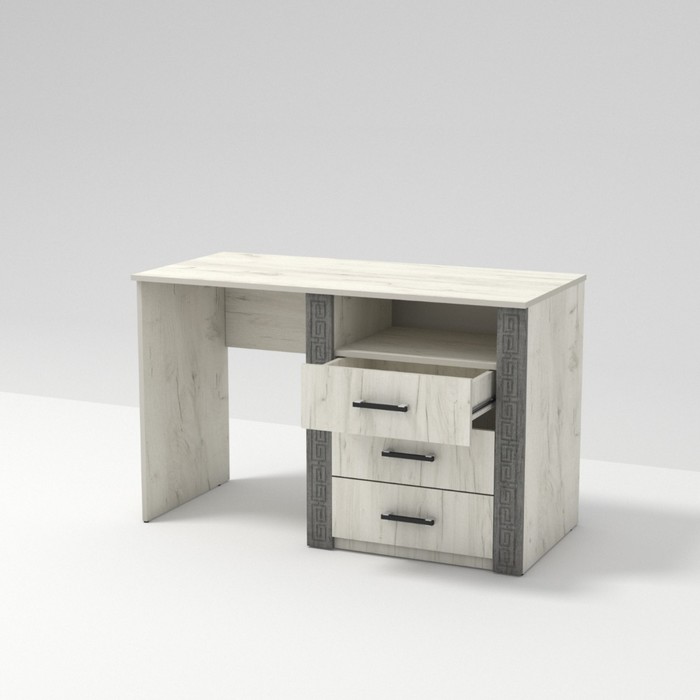 Стол письменный «Лабиринт», 1200×600×750 мм, цвет крафт светлый/серый шпат - Фото 1