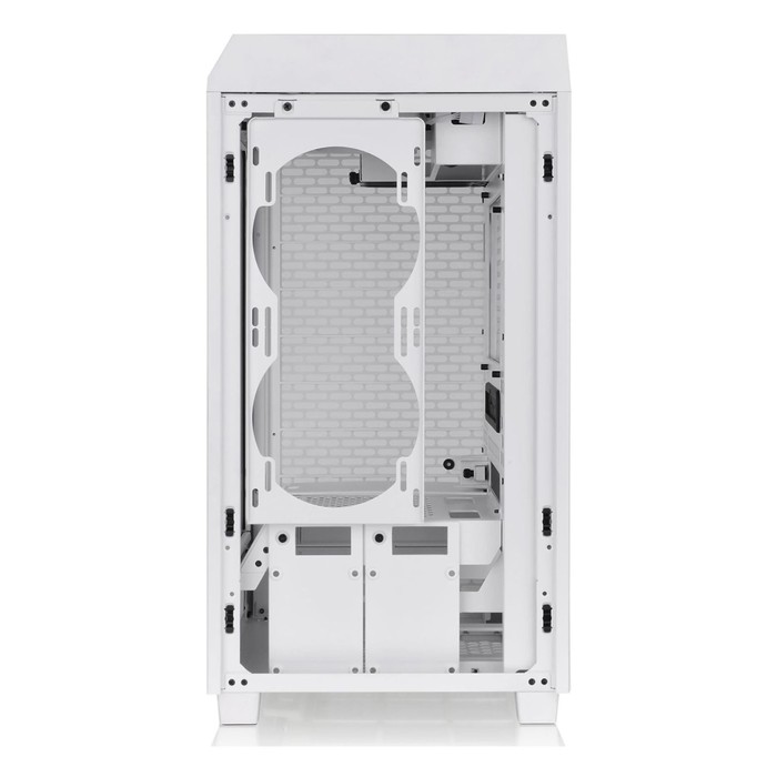 Корпус Thermaltake The Tower 200 белый без БП miniITX 11x120mm 5x140mm 2xUSB3.0 audio bott   1064980 - фото 51592166