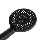 Лейка для душа ZEIN Z3641, d=120 мм, 5 режимов, пластик, чёрная - Фото 5