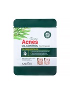 Тканевая, увлажняющая маска для лица против акне с чайным деревом (комплект 4 шт) - фото 51230517