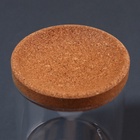 Набор органайзеров для ватных палочек и дисков, 26×11×9.5 см, прозрачный/коричневый - Фото 9