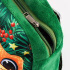 Рюкзак новогодний детский «Змейка у ёлки», 24х24 см, на новый год - фото 4470293