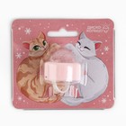 Кольцо детское световое «Новый год: Котики», 3×2.5 см - Фото 3