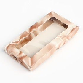 Коробка для шоколада «Шёлк», с окном, 16.4 х 8.4 х 1.7 см