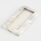 Коробка для шоколада «Нежность», с окном, 9.4 х 1.7 х 18.4 см - фото 321779074