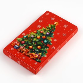 Коробка подарочная сборная «Ёлочка», 20 х 2 х 12 см, Новый год