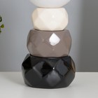 Лампа настольная «Амани» 1×40 Вт Е14 белый/кофе 11.5×11.5×28 см - Фото 4