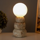 Лампа настольная «Амани» 1×40 Вт Е14 бежевый 11.5×11.5×28 см - Фото 2