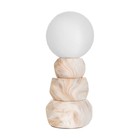 Лампа настольная «Амани» 1×40 Вт Е14 бежевый 11.5×11.5×28 см - Фото 6