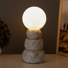 Лампа настольная «Амани» 1×40 Вт Е14 белый 11.5×11.5×28 см - Фото 2