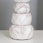 Лампа настольная RISALUX «Амани», 40 Вт, Е14, белая, 11.5×11.5×28 см - Фото 5