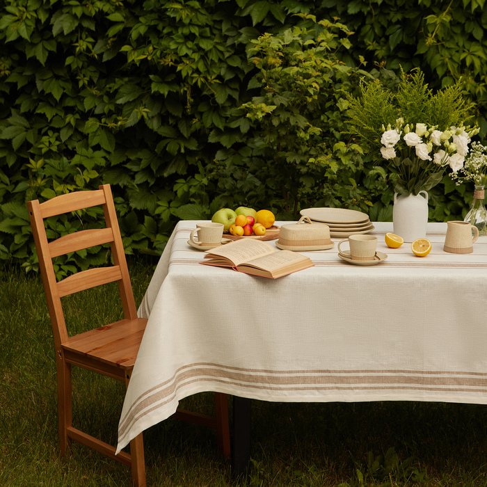 Скатерть SL HOME Persistent, 220×140 см, лён 100%, 260 г/м²