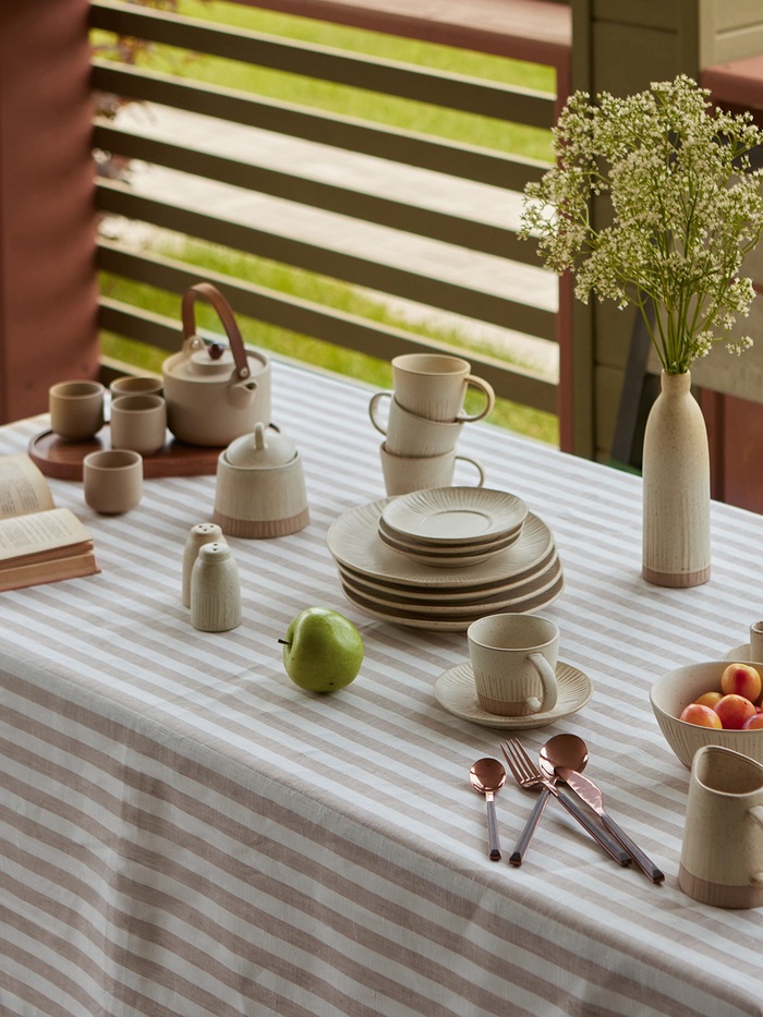 Скатерть SL HOME Strict line, 220×140 см, лён 100%, 180 г/м² - Фото 1