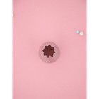 Насадка кондитерская KONFINETTA «Открытая звезда», d=3,3 см, выход 1,3 см, нержавеющая сталь - Фото 2