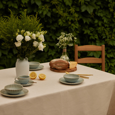 Скатерть SL HOME Gloomy, 300×140 см, лён 100%, 180 г/м²