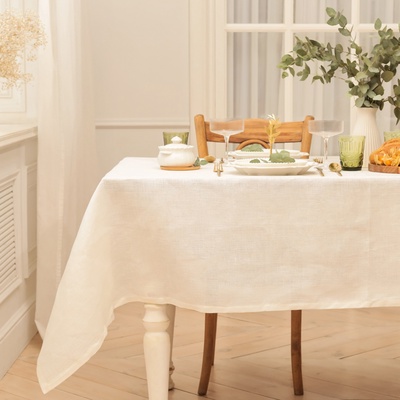 Скатерть SL HOME Facile, 300×140 см, лён 100%, 180 г/м²
