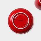 Кофейная пара Magistro Coffee time, чашка 80 мл, блюдце d=11.5 см, фарфор, красная - Фото 5