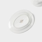 Кофейная пара фарфоровая Magistro «Бланш», 2 предмета: чашка 80 мл, блюдце 13×10.5 см - Фото 5