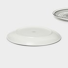 Тарелки Magistro Hypnose, 25.7×2.5 см, набор 2 шт., фарфор, чёрные, белые - Фото 6