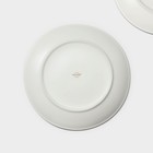Тарелки Magistro Hypnose, 25.7×2.5 см, набор 2 шт., фарфор, чёрные, белые - Фото 7