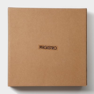 Тарелки глубокие Magistro Hypnose, 900 мл, 23×4.5 см, набор 2 шт., фарфор, белые