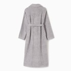 Халат махровый мужской LoveLife «Муссон», размер XL, серый - Фото 4