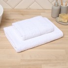 Полотенце махровое Love Life, 70×140 см, 100% хлопок, 450 г/м², белое - Фото 2