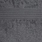 Полотенце махровое Love Life «Пассат», 50×90 см, хлопок 100%, тёмно-серое - Фото 3