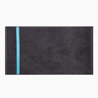 Полотенце махровое Love Life «Самум», 50×90 см, хлопок 100%, тёмно-серое/синее - Фото 2