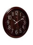 Часы настенные, интерьерные "Классика", бесшумные, d-48 см, коричневые - фото 43178364