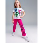 Комплект для девочки PlayToday: футболка и брюки, рост 98 см - фото 110659604