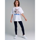 Комплект для девочки PlayToday: футболка и легинсы, рост 146 см - фото 110761425