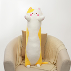 Мягкая игрушка-подушка «Кот», 90 см, цвет жёлтый - фото 4470645