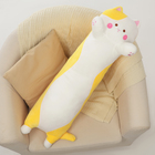 Мягкая игрушка-подушка «Кот», 90 см, цвет жёлтый - фото 4470646