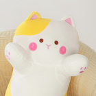 Мягкая игрушка-подушка «Кот», 90 см, цвет жёлтый - фото 4470647