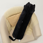 Мягкая игрушка-подушка «Кот», 90 см, цвет чёрный - фото 4470656