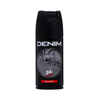Дезодорант-аэрозоль мужской Denim BLACK древесный, свежий, 150 мл - фото 306221721